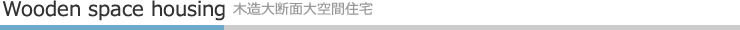 木造大断面大空間住宅